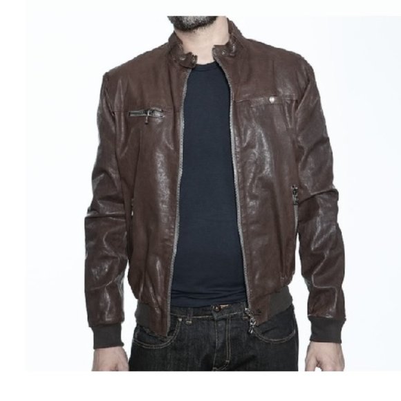 Benheart Other - Lk New Benheart Raffaello Marrone Italian Leather Bomber